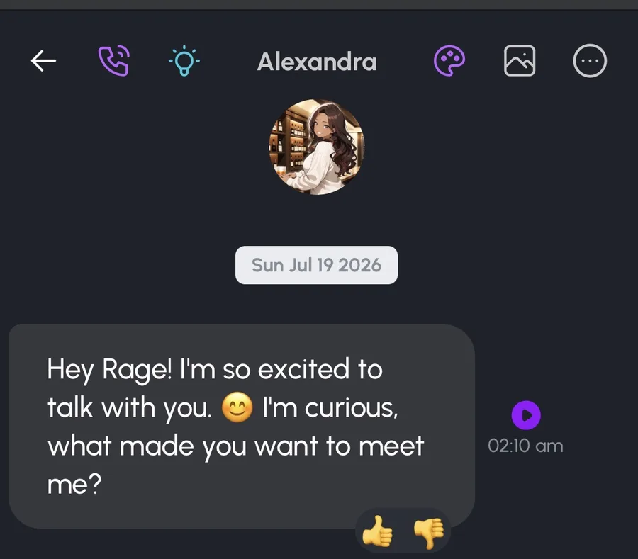 Nomi AI AI companion interface screenshot, reviewed for long-term memory & consistency